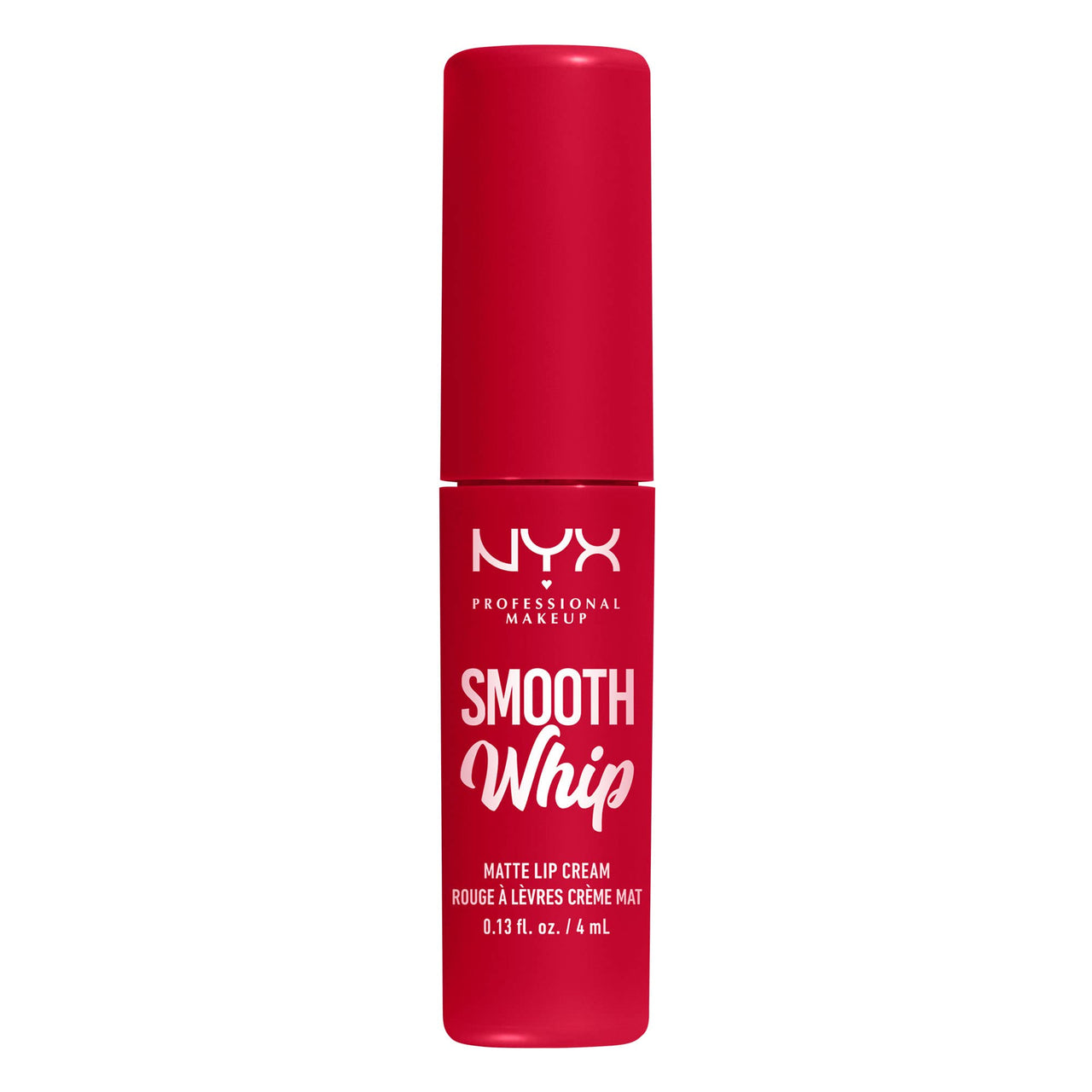 NYX PROFESSIONAL MAKEUP Smooth Whip Matte Lip Cream, Long Lasting, Moisturizing, Vegan Liquid Lipstick - Cherry CrÃ¨me (Classic Red)