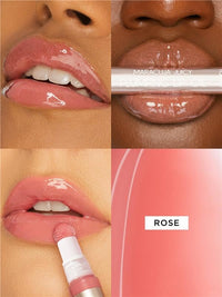Thumbnail for tarte maracuja juicy plumping lip oil - Hydrating & Volumizing Lip Plumper Gloss Balm with Nourishing Hyaluronic Acid, Plumps & Moisturizes, Vegan & Cruelty-Free, full size, rose