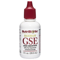 Thumbnail for NutriBiotic – Maximum GSE, 1 Oz Liquid | Grapefruit Seed Extract Premium Concentrate with Bioflavonoids | Highly Potent, Vegan, Gluten Free & Non-GMO