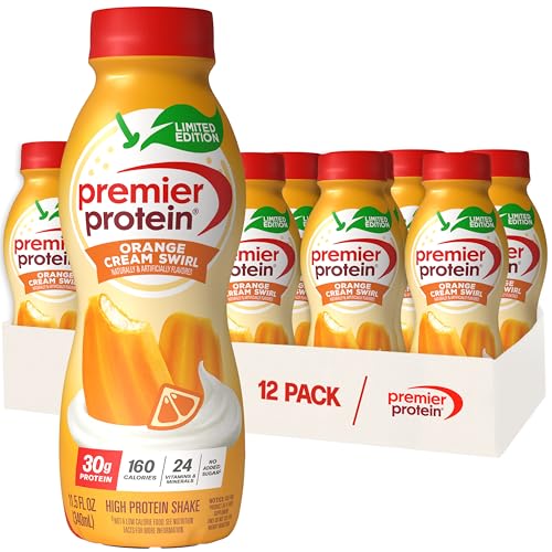 Image 1 of Default Title for the product Premier Protein LIMITED EDITION 30g Shake, Orange Cream Swirl, 12 Pack