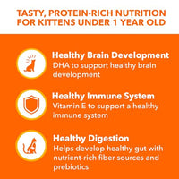 Thumbnail for IAMS Perfect Portions Healthy Kitten Grain Free Wet Cat Food, Wet Cat Food Pate Recipe, Chicken Recipe, 2.6 oz. (24 Twin Packs)