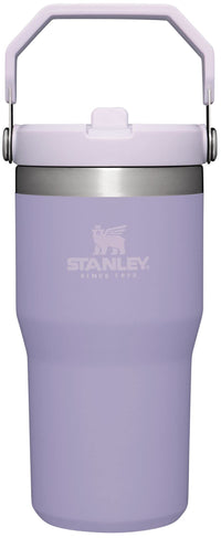 Thumbnail for Stanley IceFlow Flip Straw Tumbler with Handle 20 oz | Twist On Lid and Flip Up Straw | Leak Resistant Water Bottle | Insulated Stainless Steel |BPA-Free | Lavender