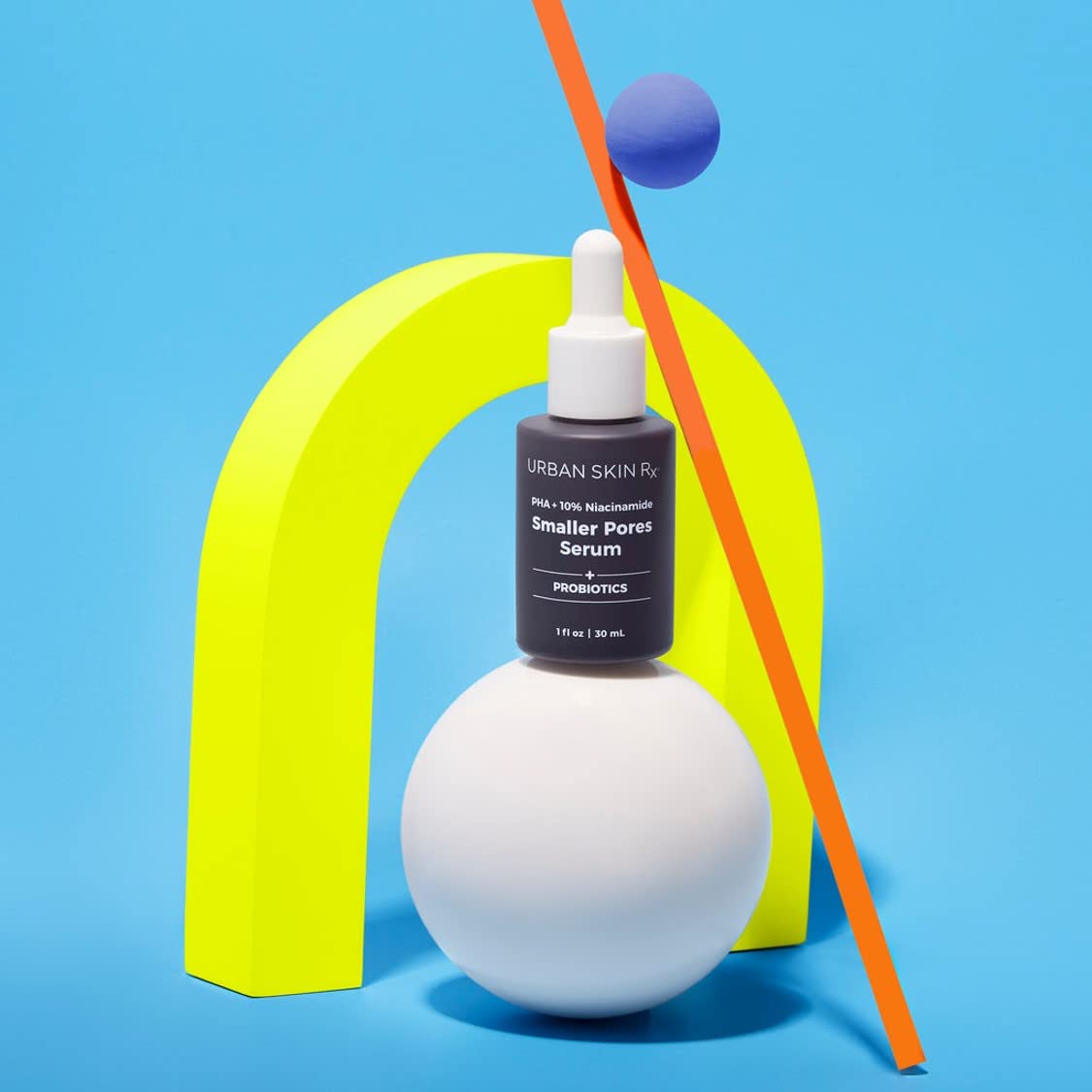 Urban Skin Rx® PHA + 10% Niacinamide Smaller Pores Serum, Tightens Pores for Clear, Brighter & Smoother Skin, Exfoliates, Decongests, Controls Excess Oil, & Fights Against Future Breakouts, 1 Fl Oz.