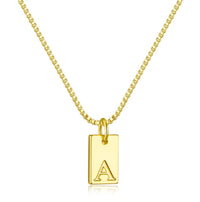 Thumbnail for Initial Necklaces for Women 14K Gold Plated Letter Necklace Dainty Name Pendant Necklace Personalized Christmas Gifts for Women Trendy Gold Jewelry