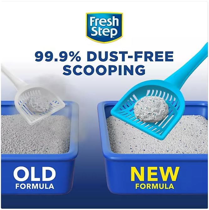 Generic FreshStep Extra Strength Multi-Cat Scented Clumping Litter w/Febreze Scent Cat Litter, 4 x 10.5 lb Pack (42 lbs total), GRAY