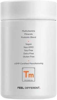 Thumbnail for Codeage Teen Multivitamin - Vitamins A, C, D3, B6, B12, Folate, Zinc, Magnesium, Iron, Probiotics, Fermented Spinach - Multivitamins for Teenage Boys and Girls - Non-GMO, Gluten-Free - 30 Capsules