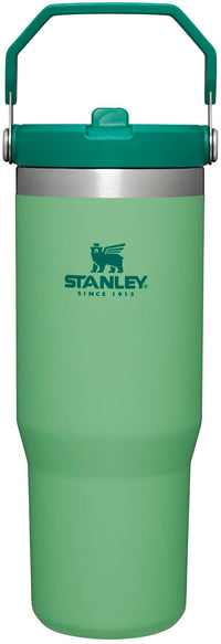 Thumbnail for Stanley IceFlow Flip Straw Tumbler with Handle 30 oz | Twist On Lid and Flip Up Straw | Leak Resistant Water Bottle | Insulated Stainless Steel |BPA-Free | Jade