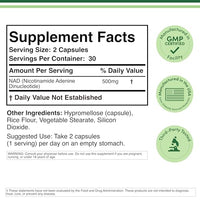 Thumbnail for Double Wood Supplements NAD+ Anti Aging & Cell Regeneration | 500mg of 95% Pure NAD Plus Per Serving, 30 Day Supply | Similar to Nicotinamide Riboside | Third Party Tested, Vegan Safe, Non-GMO