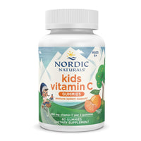 Thumbnail for Nordic Naturals Kids Vitamin C Gummies - Tangy Tangerine - 60 Gummies - Vegan Vitamin C Supplement - Children’s Immunity and Antioxidant Support - 250 mg per Serving - 30 Servings