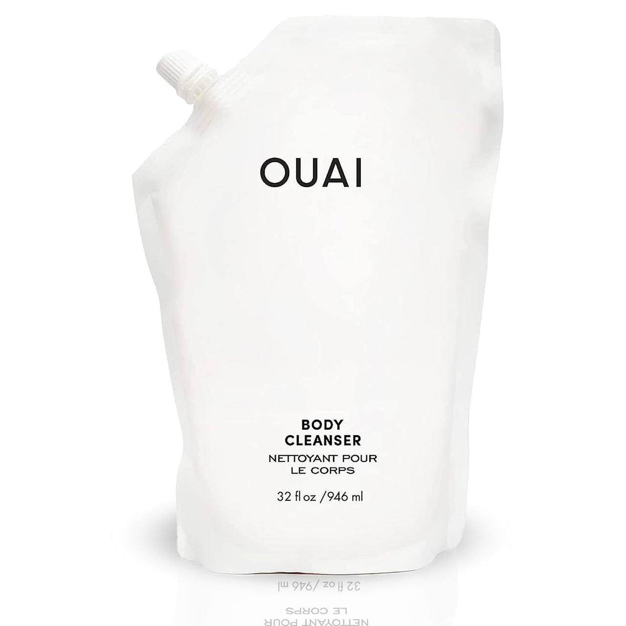 OUAI Body Cleanser Refill, Dean Street - Foaming Body Wash with Jojoba Oil and Rosehip Oil to Hydrate, Nurture, Balance, Soften Skin - Paraben, Phthalate and Sulfate Free Skin Care Products (32 Fl Oz)