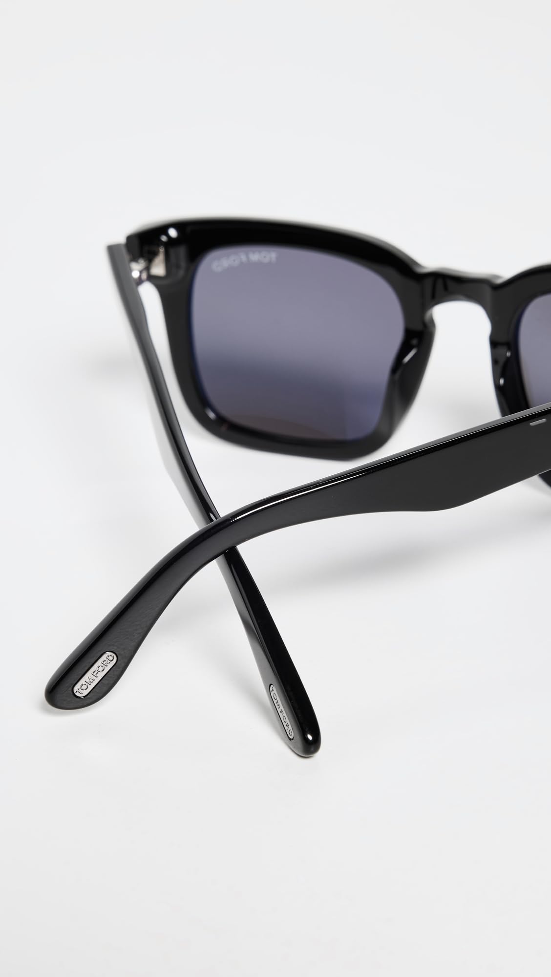 Tom Ford Women's Dax Sunglasses, Shiny Black/Smoke, One Size