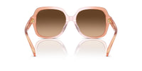 Thumbnail for COACH Sunglasses HC 8395 F 581274 Cr962 Saddle/Dusty Rose Grad
