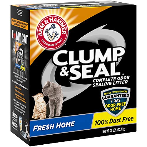 Arm & Hammer Clump & Seal Cat Litter, Fresh Home Scent 28lb
