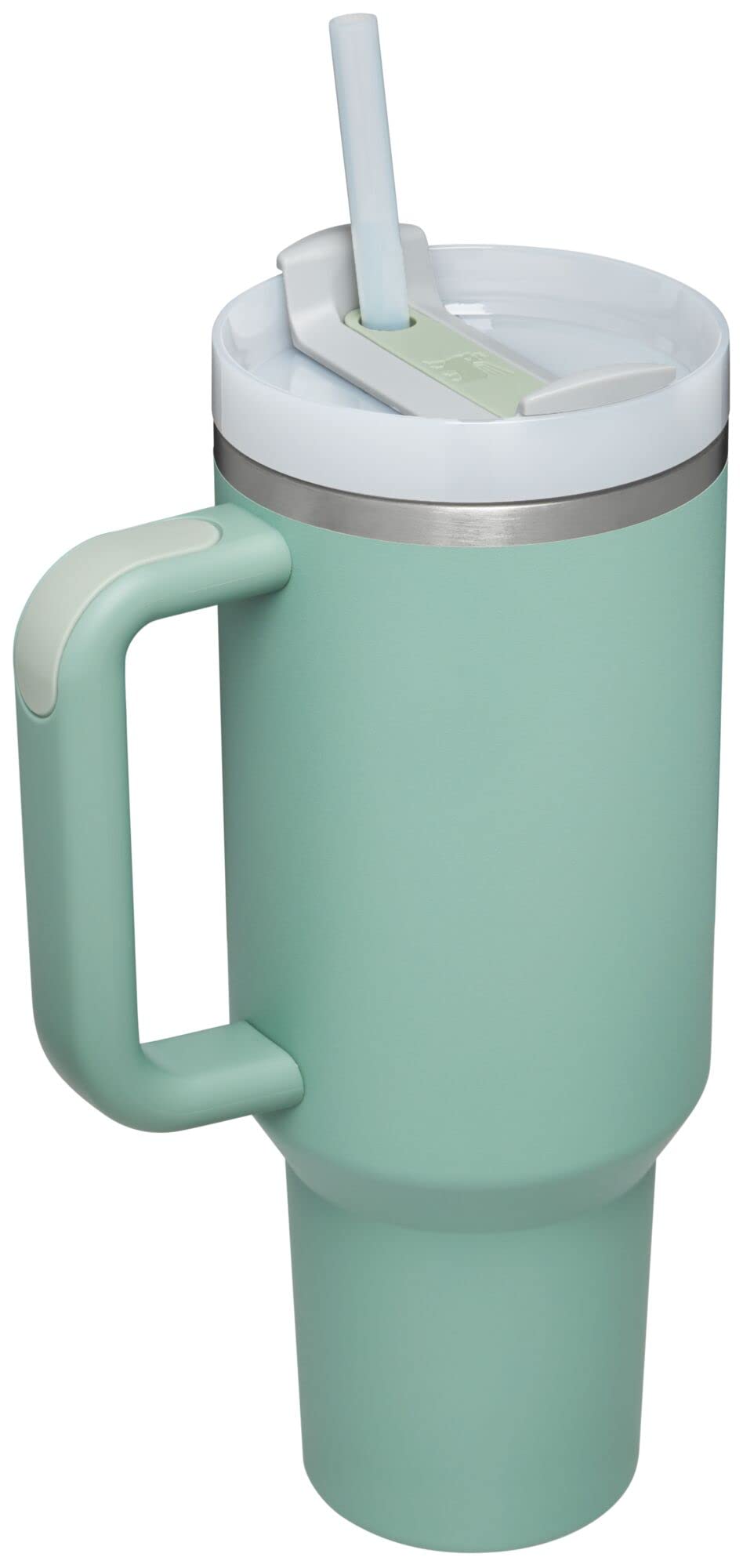 Stanley Quencher H2.0 Tumbler with Straw 40 oz | Flowstate 3-Position Lid | Cup Holder Compatible for Travel | Insulated Stainless Steel Cup | BPA-Free | Eucalyptus