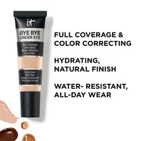 Thumbnail for IT Cosmetics Bye Bye Under Eye Concealer (Light Tan) - Water-Resistant, Full Coverage Brightening Concealer For Dark Circles, Fine Lines, Redness & Discoloration, Anti-Aging, 24H Wear - 0.4 fl oz