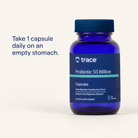 Thumbnail for Trace Minerals Probiotic 55 Billion - High-Potency Probiotic for Small & Large Intestine Support - Age-Related Gut Support - Delayed Release Technology - Gluten-Free - 30 Count (30 Servings)
