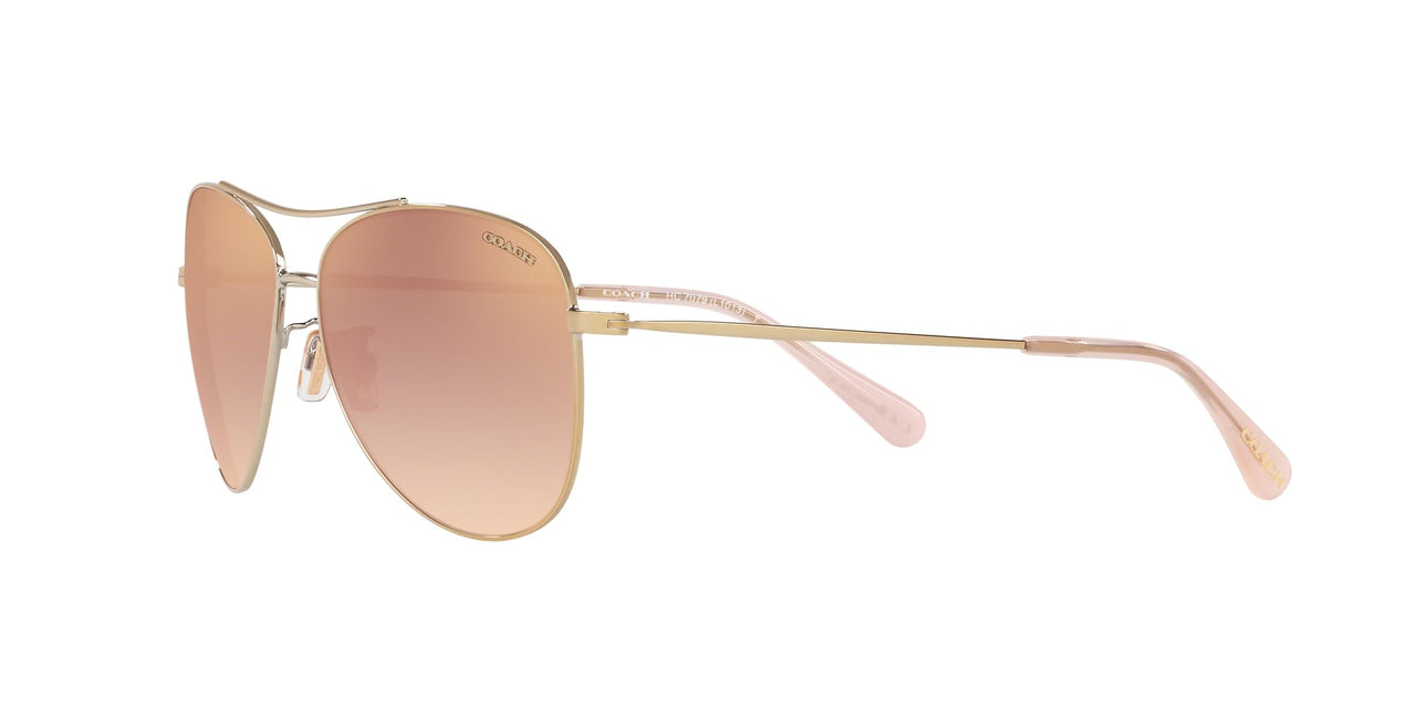 Coach Sunglasses HC 7079 90056F Light Gold