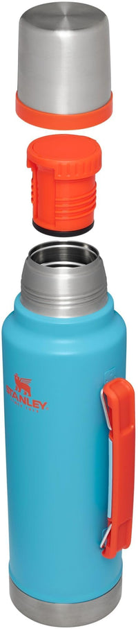 Thumbnail for Stanley Classic Legendary Vacuum Bottle 1.5 qt | Wide Mouth with Leakproof Cup Lid | Keep Drinks Hot or Cold | Packable for Travel | Insulated Stainless Steel Thermos | BPA-Free | Pool