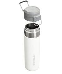 Thumbnail for Stanley Quick Flip GO Water Bottle 24 oz | Push Button Lid | Leakproof and Packable for Travel and Sports | Insulated Stainless Steel | BPA-Free | Polar