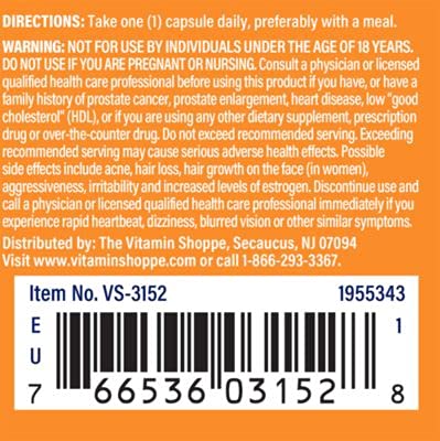 The Vitamin Shoppe DHEA 50MG, Hormonal and Healthy Aging Support for Both Men & Women, Once Daily (60 Capsules)