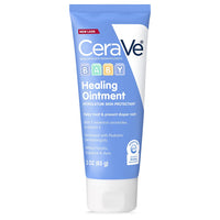 Thumbnail for CeraVe Diaper Rash Cream, Baby Healing Ointment for Extra Dry, Cracked Skin, Diaper Cream with Ceramides & Vitamin E, Lanolin, Fragrance, Paraben, Dye, Phthalates & Sulfate Free, 3 Ounce