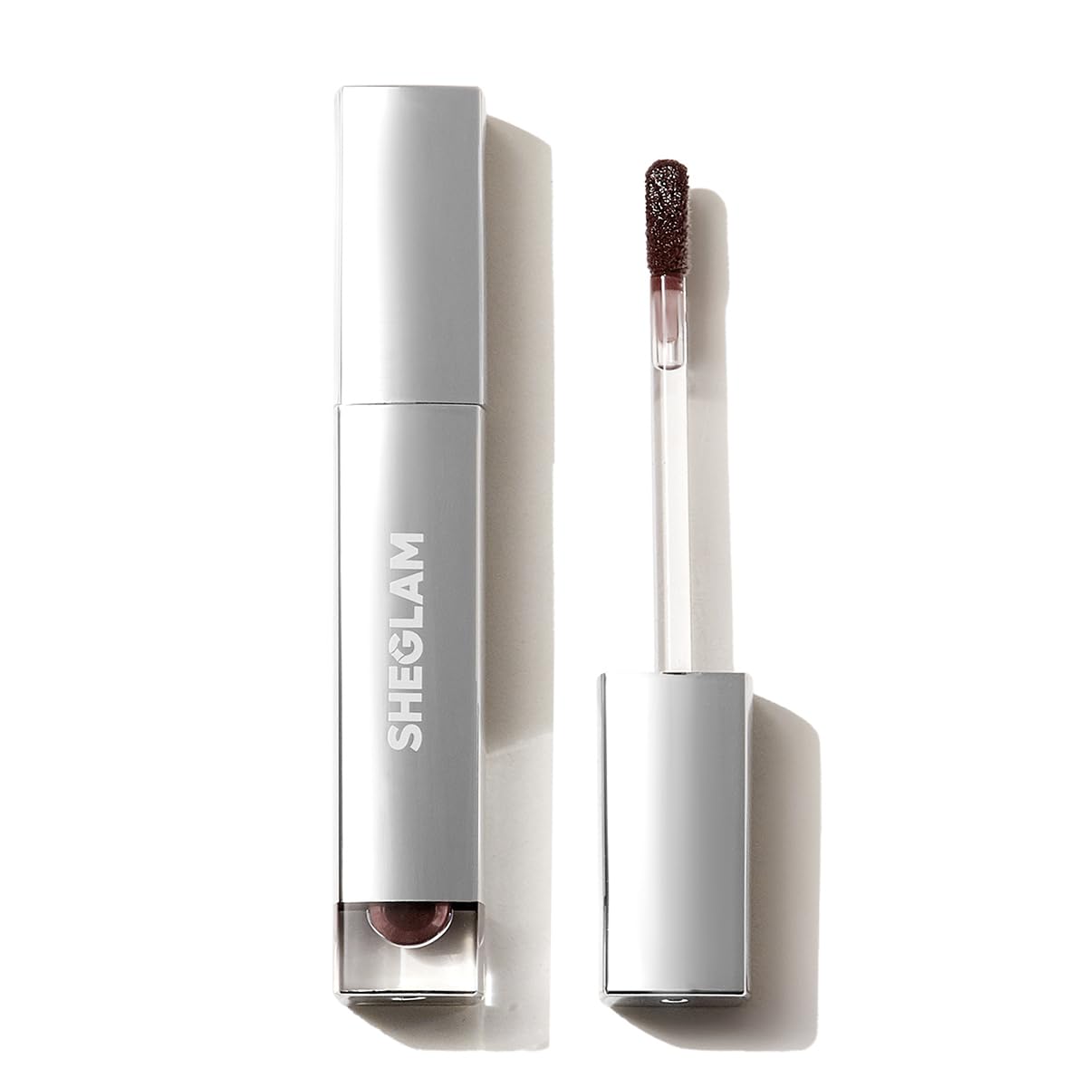 SHEGLAM Glaze Daze Lip Gloss Shiny Tinted Lip Gloss High Gloss Finish Plumping Lip Care Nourishing Not Easy to Fade Liquid Lip Cosmetics-Grape Juice