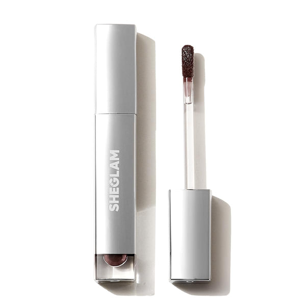 SHEGLAM Glaze Daze Lip Gloss Shiny Tinted Lip Gloss High Gloss Finish Plumping Lip Care Nourishing Not Easy to Fade Liquid Lip Cosmetics-Grape Juice