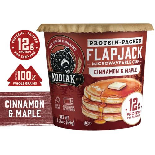 Image 4 of KODIAK CAKES Pancake On the Go, Cinnamon and Maple, 2.26 Ounce (Pack of 12)