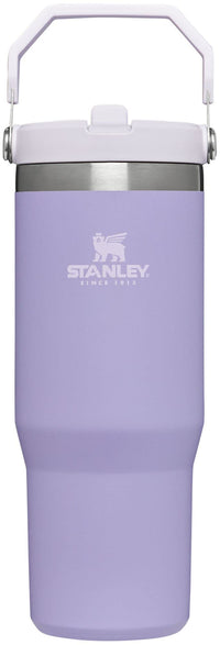 Thumbnail for STANLEY IceFlow Stainless Steel Tumbler with Straw, Vacuum Insulated Water Bottle for Home, Office or Car, Reusable Cup with Straw Leak Resistant Flip, Lavender, 30OZ