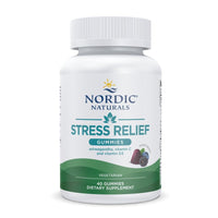 Thumbnail for Nordic Naturals Stress Relief Gummies, Mixed Berry, 40 Gummy Supplements, Supports Daily Mood and Immune System Health, Non-GMO, Vegetarian, 20 Servings