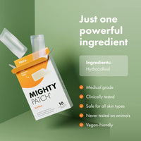 Thumbnail for Mighty Patch Surface from Hero Cosmetics - Hydrocolloid Spot Patch for Body, Cheek, Forehead, and Chin, Vegan-friendly (10 Count)