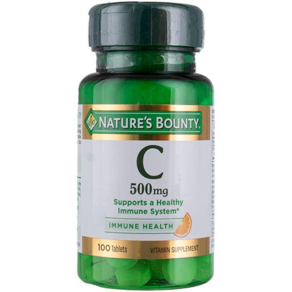 Nature's Bounty Vitamin C, 500mg, 100 Tablets