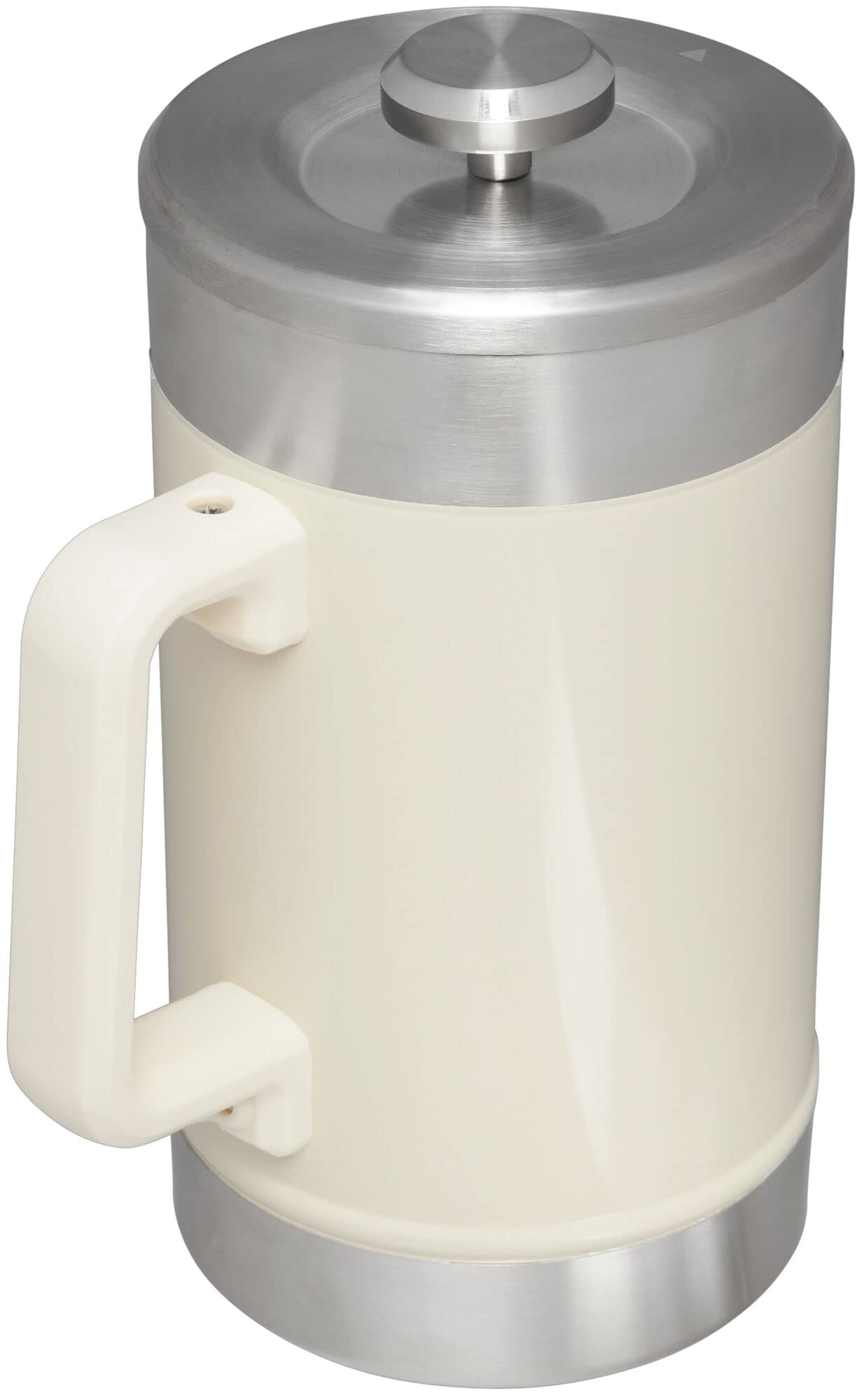 STANLEY Classic Stay-Hot French Press Coffee Maker 48 oz | 5 Minute Brew, 4 Hours Hot | Mesh Filter for Coffee Grounds | Insulated Stainless Steel French Press | BPA-Free | Cream Gloss