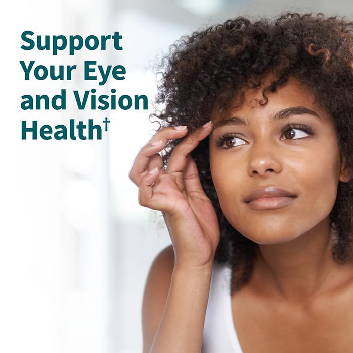 Garden of Life Herbals Eye Health Supplement with Sunflower & Safflower Oil, Lutein, Zeaxanthin & Black Currant for Dry Eyes & Healthy Vision Support – Non-GMO, Gluten-Free, Berry Flavor, 30 Servings