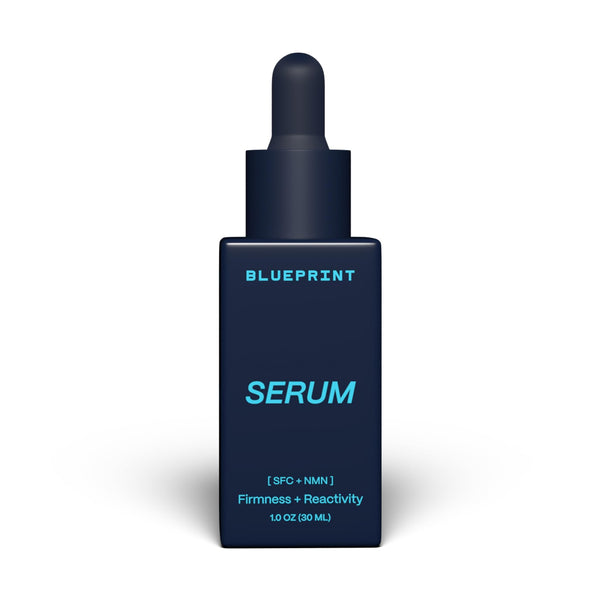 Blueprint Bryan Johnson Facial Serum with SFC & NMN – Age Defying Serum for Fine Lines, Firmness & Hydration – Longevity-Inspired Skin Care for Radiant, Youthful Skin – Fragrance Free & Vegan Formula