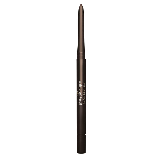 Clarins Waterproof Eye Pencil | Award-Winning | Highly Pigmented and Long-Wearing | Includes Retractable Tip, Built-In Sharpener and Smudger For Smoky Eye Looks | 0.01 Ounces