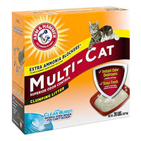Thumbnail for Arm & Hammer MultiCat Clumping Litter, Scented 20lb Box