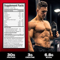 Thumbnail for Muscletech Whey Protein Powder (Cookies & Cream, 4 Pound) - Nitro-Tech Muscle Building Formula with Whey Protein Isolate & Peptides - 30g of Protein, 3g of Creatine & 6.8g of BCAA