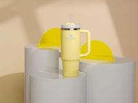Thumbnail for STANLEY Quencher H2.0 Tumbler with Handle and Straw 30 oz | Flowstate 3-Position Lid | Cup Holder Compatible for Travel | Insulated Stainless Steel Cup | BPA-Free | Pomelo