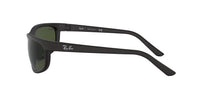 Thumbnail for Ray-Ban Mens RB2027 Predator 2 Rectangular Sunglasses, Black/ Matte Black/G-15 Green, 62 mm