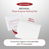 Thumbnail for (Only Refill) Mediheal Phyto Enzyme Peeling Pad (90 Pads) - Pore Tightening Pads to Control Sebum - Vegan Gauze Pad