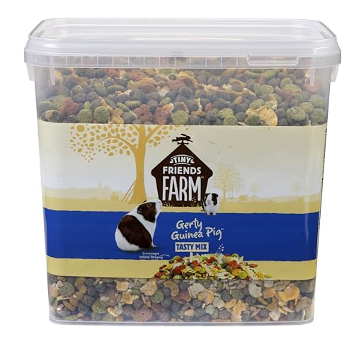 Tiny Friends Farm Gerty Guinea Pig Tasty Mix 10lbs Bucket