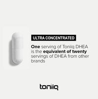 Thumbnail for Toniiq Ultra High Strength DHEA 100mg Supplement for Men - 99%+ Highly Purified and Bioavailable Micronized DHEA Supplement for Women and Men - DHEA 100 mg - 180 Capsules