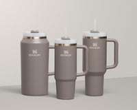 Thumbnail for Stanley Quencher H2.0 Tumbler with Handle and Straw 40 oz | Flowstate 3-Position Lid | Cup Holder Compatible for Travel | Insulated Stainless Steel Cup | BPA-Free | Stone