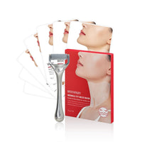 Thumbnail for Wrinkle-fit Neck Mask 7EA + Boosting Roller - Neck Wrinkle Patches, Firming and Tightening Korean Deep Collagen Mask - NeckTargeted Mesh Sheet Mask and Face Roller for Lifting Sagging Skin
