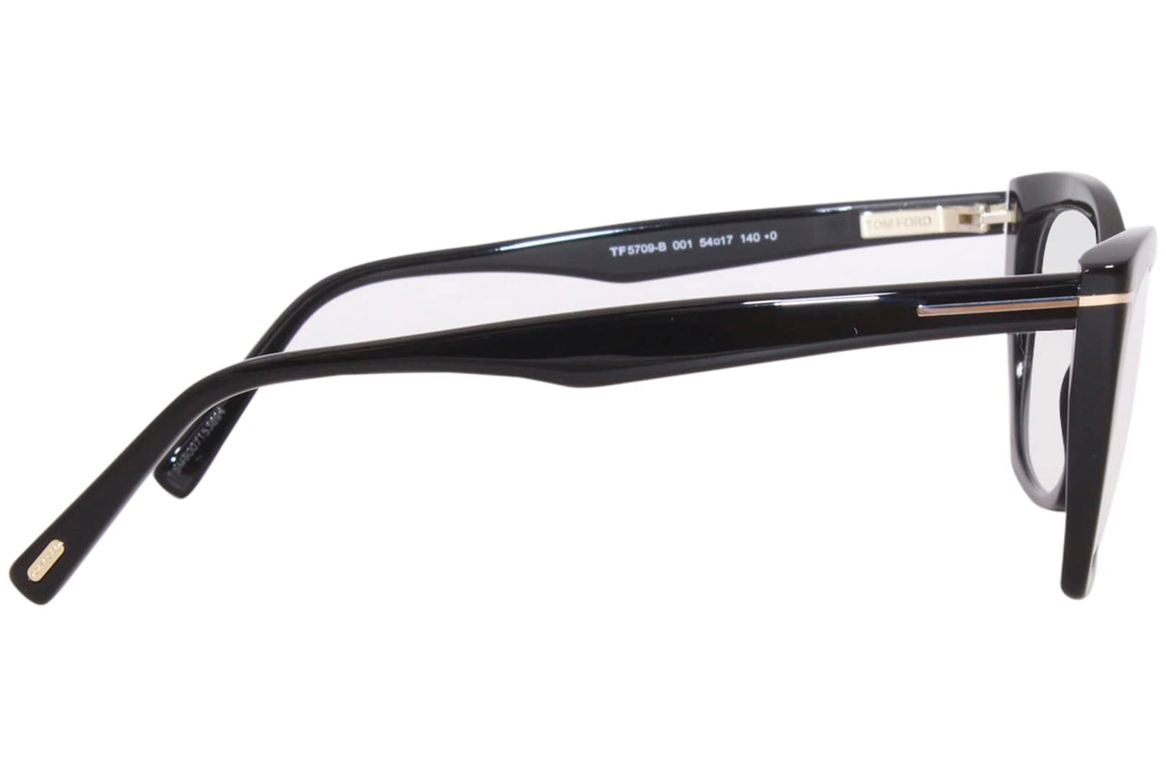 Tom Ford FT 5709-B BLUE BLOCK Shiny Black 54/17/140 women Eyewear Frame