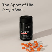 Thumbnail for Sports Research CoQ10 (100mg) Enhanced w/Coconut Oil & Bioperine (Black Pepper) for Better Absorption | Vegan Certified, Non-GMO Verified (120 Veggie Softgels)