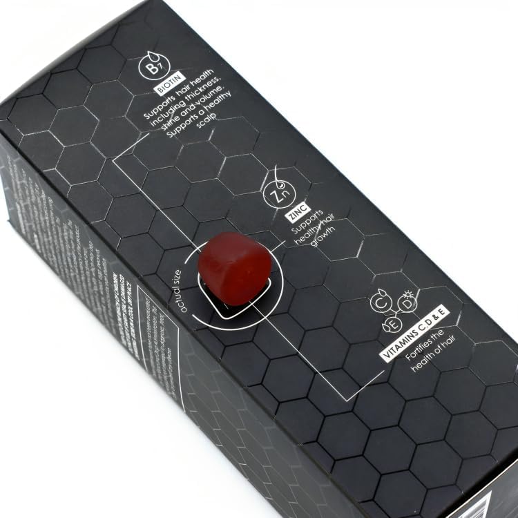 Biotin-Boosted Hair Gummies: Unlock Healthier, Fuller Hair with Essential Vitamins C, D & E