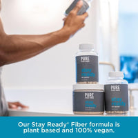 Thumbnail for Pure for Men Original Vegan Cleanliness Stay Ready Fiber Supplement | Helps Promote Digestive Regularity | Psyllium Husk, Aloe Vera, Chia Seeds, Flaxseeds | Proprietary Formula | 120 Vegan Capsules