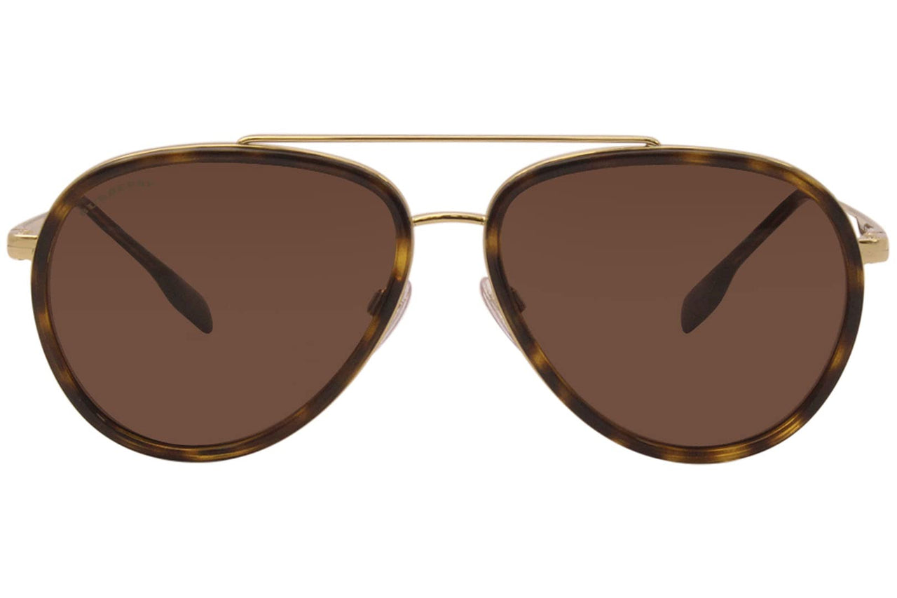 BURBERRY Sunglasses BE 3125 101773 Oliver Gold Dark Brown